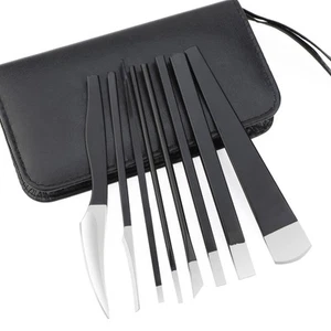 Pedicure Knife Kit, 8pcs Black Foot Dead Callus Remover Stainless Set, Profes... - Picture 1 of 7