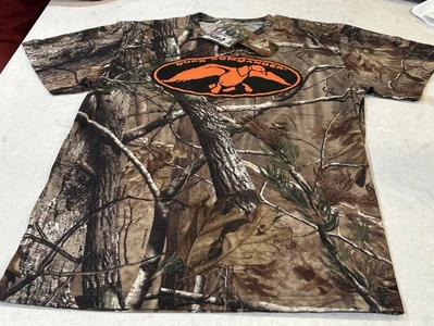 DUCK COMMANDER REAL TREE CAMO GRAPHIC T SHIIRT MENS MEDIUM HUNTING OUTDOORS  - Image 1 of 2