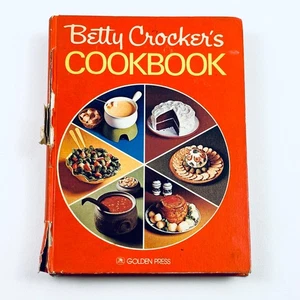 Betty Crocker's Cookbook Red Pie Cover Vintage 1976 Hardcover 27th Printing - Picture 1 of 5