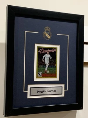 Sergio Ramos Dominator Real Madrid Framed Soccer Card Donruss - Image 1 of 2