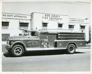 Stewartsville NJ 1960s GMC Great Eastern Pumper 8x10 Fire Apparatus Photo - Picture 1 of 1