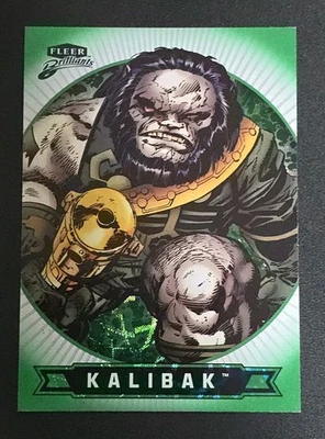 2025 Fleer Brilliants Superman #86 KALIBAK Green Kryptonite /499 - Image 1 of 2