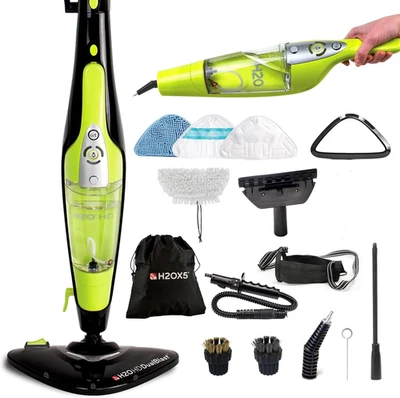 H2O HD 5-in-1 DUALBLAST Steam Mop and 5 in 1 Dual Blast, green - Image 1 of 4
