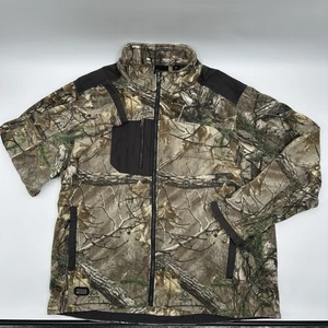 DDX Dri-Duck Men’s XXL 2XL Camo Full Zip Fleece Jacket Outdoor Hunting Workwear - Picture 1 of 10