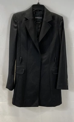 Chaqueta de lana negra Massimo Dutti edición limitada para mujer talla 2 Foto 1 de 4