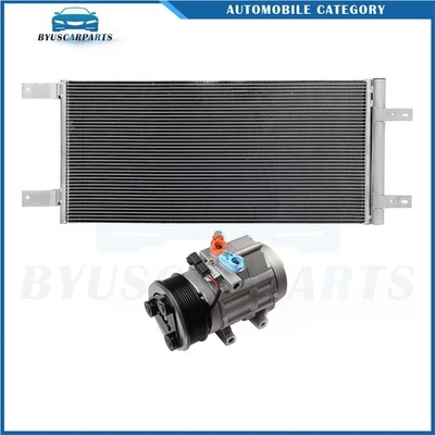 For 11-2013 2016 Ford F-250 Super Duty AC Condenser & AC Compressor Cooling Kit - Изображение 1 из 4