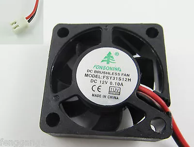 1pc Brushless DC Cooling Fan 7 Blades DC 12V 30mm x 30mmx10mm 3010 31S12M - Image 1 of 2