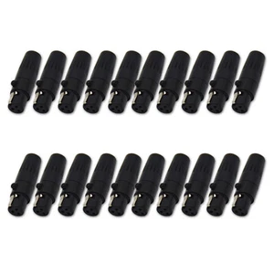 20,3 Pin Buchse Stecker Mini XLR Audio Mikrofon Stecker Adapter für Mikrofon Kabel - Bild 1 von 12