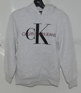 Calvin Klein Jeans CKFEB41F 270 Kapuzenpullover mittelgrau Farbe - Bild 1 von 8