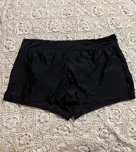 Collections by Catalina Plus Size Swim Skirt Size 3X (22W-24W) Black - Picture 1 of 4
