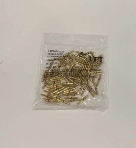 ITT Cannon 192991-0059 Contact 16 AWG Gold Plated 100PACK Trident Series Socket - Picture 1 of 4