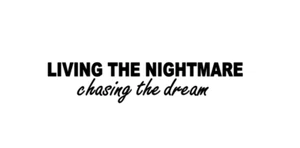 LIVING A NIGHTMARE sticker/decal funny car/van bumper window joke fiat mg VW BMW - Picture 1 of 1