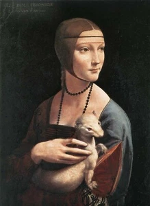 Impresión o lienzo - Dama con un armiño - por Leonardo Da Vinci - Imagen 1 de 1