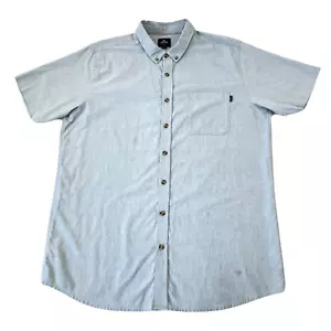 RIP CURL Shirt Mens Extra Large Blue Button Up Outdoors Surf Surfer Surfing A23 - Picture 1 of 10