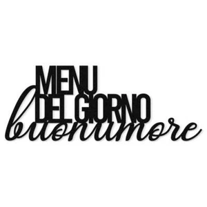 Scritta in legno Menu del Giorno Scritta da appendere dipinta a mano Declea - Picture 1 of 22
