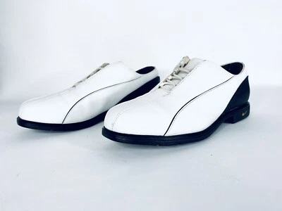 Nike Air Golf Verdana Last Mujer Zapatos Cómodos Cuero Blanco 307426 Talla 9 Foto 1 de 4