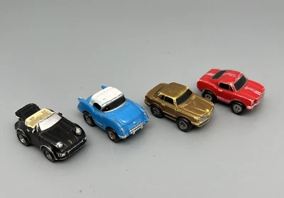 老式 Micro Machines 保时捷、科尔维特、梅赛德斯奔驰、65 福特野马 批量 (4) — 第 1/4 张图片