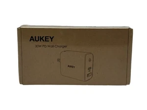 NEW AUKEY 30W Dual-Port Charger with Dynamic Detect USB-C 1 USB-A 1 Port (PA-D1) - Picture 1 of 4