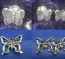 Butterflies Silver Earrings - Earrings