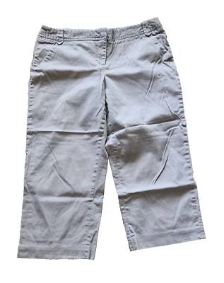 Pantalones capri Apostrophe Naomi para mujer 10 gris 33 x 20 Foto 1 de 4