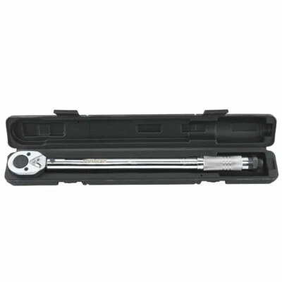 1/2" Drive Adjustable Torque Wrench 10-150 ft/lb Pound W/ Case - Image 1 of 4