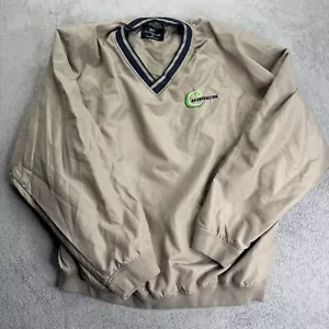 UltraClub Pullover Windbreaker Mens XL Water Wind Resistant Agriculture Pockets - Picture 1 of 13