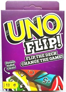 UNO Flip! Card Games - Double Sided Cards Mattel GDR44 UNO Flip Card Game - Picture 1 of 6