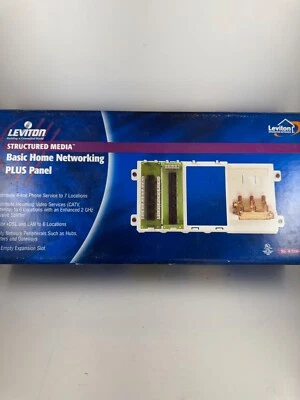 Leviton 47606-BNP, Panel básico de redes domésticas Plus - ¡NUEVO! Foto 1 de 4