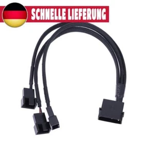 4pin IDE Molex zu 3 Anschlüssen 3Pin/4Pin Kühler Kühlung Fan-Splitterkabel - Afbeelding 1 van 10