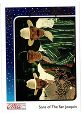 1992 CMA Country Gold Trading Card #95 Sons Of The San Joaquin Gold Foil Letters