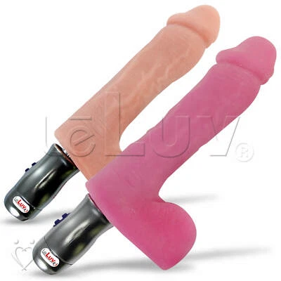 Vibrador Futurista LeLuv Cyber Dong Realista Brillante Foto 1 de 4