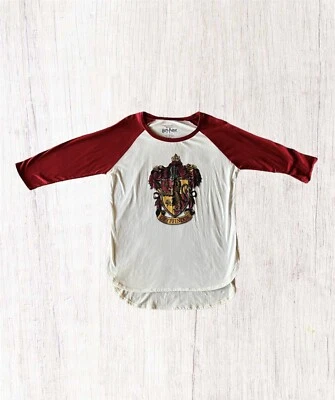 Harry Potter Gryffindor 3/4 Sleeve Shirt Women’s Size XL - Image 1 of 4