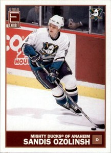 2003-04 Pacific Exhibit Yellow Backs #4 Sandis Ozolinsh - NM-MT