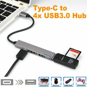 Adaptador concentrador Thunderbolt USB 3.1 tipo C a 4x USB 3.0 4 puertos divisor tipo C OTG - Imagen 1 de 8