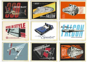 2018 Topps Star Wars - Solo - 9-card Ships & Vehicles Chase Set NM - Picture 1 of 2