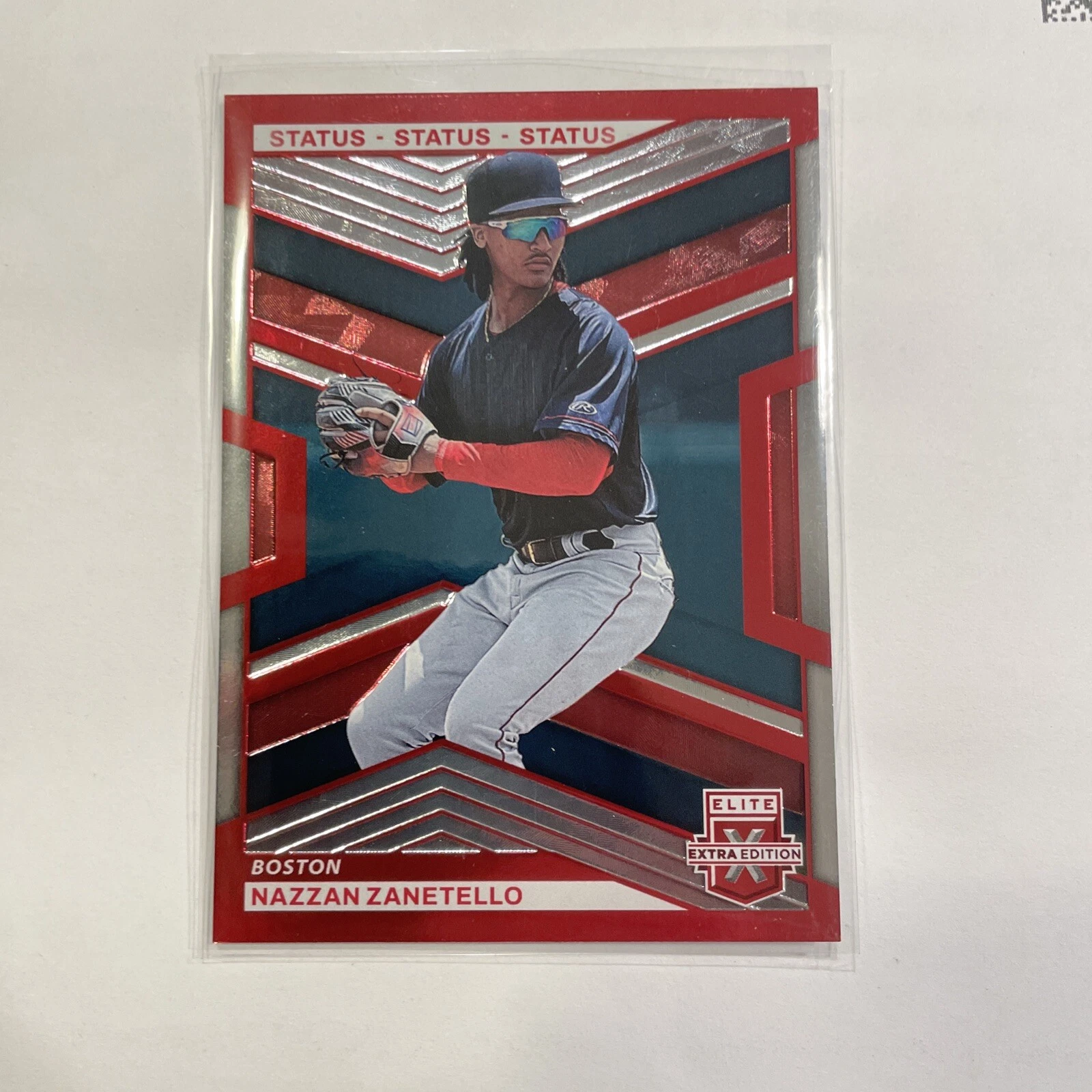 Nazzan Zanetello 2023 Panini Elite Extra Edition #14 Red Status 14/199