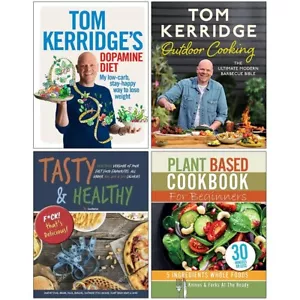 Tom Kerridge's Dopamine Diet, Outdoor Cooking, Tasty & Healthy 4 Books Set NEW - Picture 1 of 5