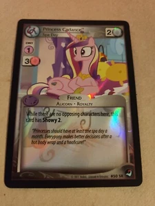 My Little Pony Collectible Card Game - Princess Cadance, Spa Day - SR #50 - Picture 1 of 10