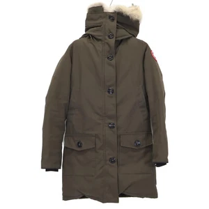CANADA GOOSE 2600JL Khaki Blounte Parka Down Coat Jacket M khaki - Picture 1 of 10