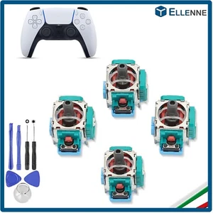 ✅4X ANALOGICO PS5 STICK MODULO 3D LEVETTA SINISTRO DESTRO-4 PEZZI + CACCIAVITI✅ - Foto 1 di 8