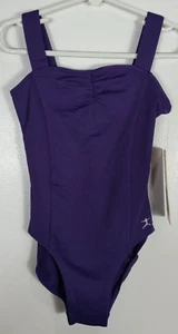 Danskin Trikot Mädchen Größe Small tief lila ärmellos Stil #7721 - Bild 1 von 3