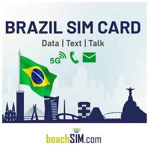 Brazylia Prepaid karta SIM na 1 miesiąc 6GB - 30 GB - Zdjęcie 1 z 2