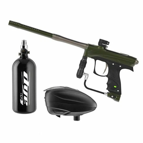 DYE Rize CZR Paintball Markierer Cal.68, olive-tan Sparpaket inkl. Hopper und 0, - Bild 1 von 1