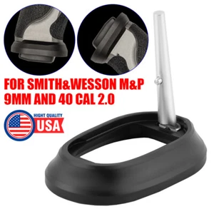 Aluminum Magwell Full Size Magazine Well for Smith Wesson M&P 9mm and 40 Cal 2.0 - Picture 1 of 9