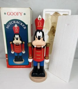 Cascanueces de madera vintage de Navidad Walt Disney's Goofy 15" de alto Kurt Adler 1992 - Imagen 1 de 10
