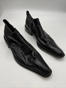 MARE UOMO MEN SHOES SIZE 43 Black Italy Pointed Toe - Picture 1 of 12