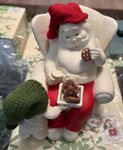 Snow babies Cookies With Santa Rare Retired - Bild 1 von 12