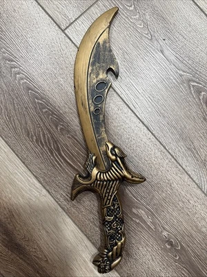Gold Roman Gladiator Dagger Costume Prop Toy Medieval Short Sword Knife Cosplay - Image 1 of 2