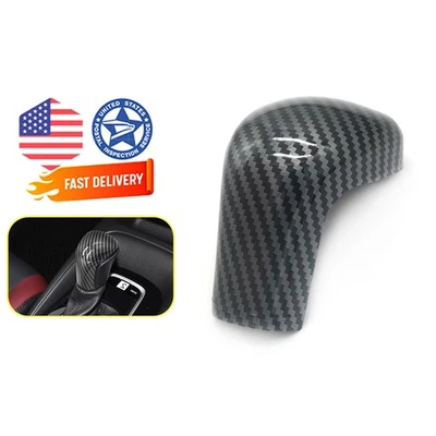 Abs Carbon Fiber Gear Shift Knob Cover Trim Fits For Toyota Camry 2018 2019 1pc Foto 1 de 4