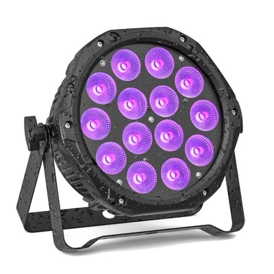 14 LED IP65 Waterproof Par Light 210W RGBW DMX Stage DJ Outdoor Lighting Show - Image 1 of 4